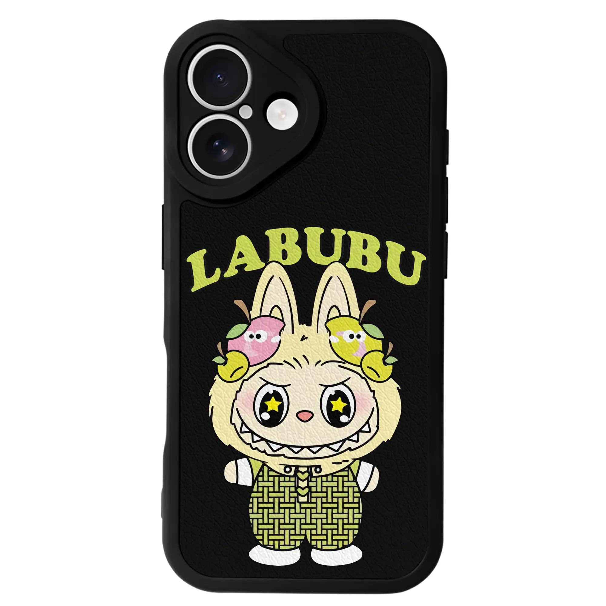 ラブブ グッズ ラブブ - IPhone 16シリーズ対応 ・ シリコンスマホケース ・ レザー調 ・ 高精度フィット ・ 耐衝撃 ・ ワイヤレス充電対応 ・ 精密カット